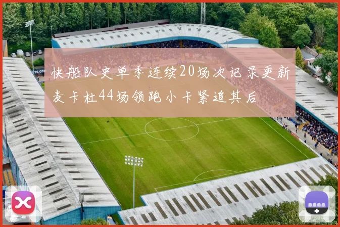快船队史单季连续20场次记录更新麦卡杜44场领跑小卡紧追其后
